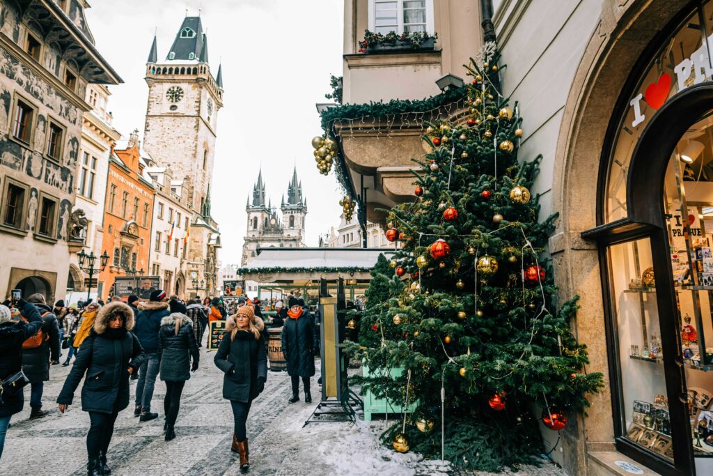 Prague christmas market